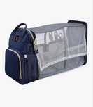 Mochila Multifuncional para Bebé – Berço Portátil + Trocador