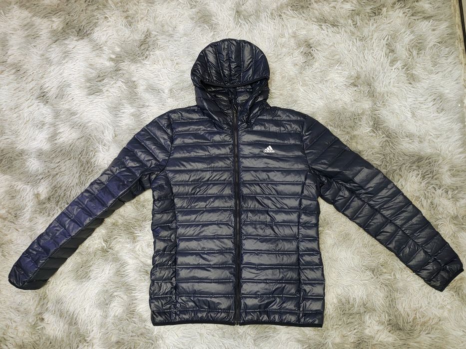 Męska kurtka Adidas puchowa pikowana zimowa rozm L