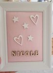 Quadro personalizado nome Bebé