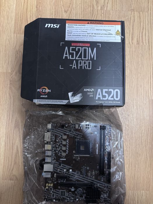 Msi A520-APro plyta głowna stan idealny