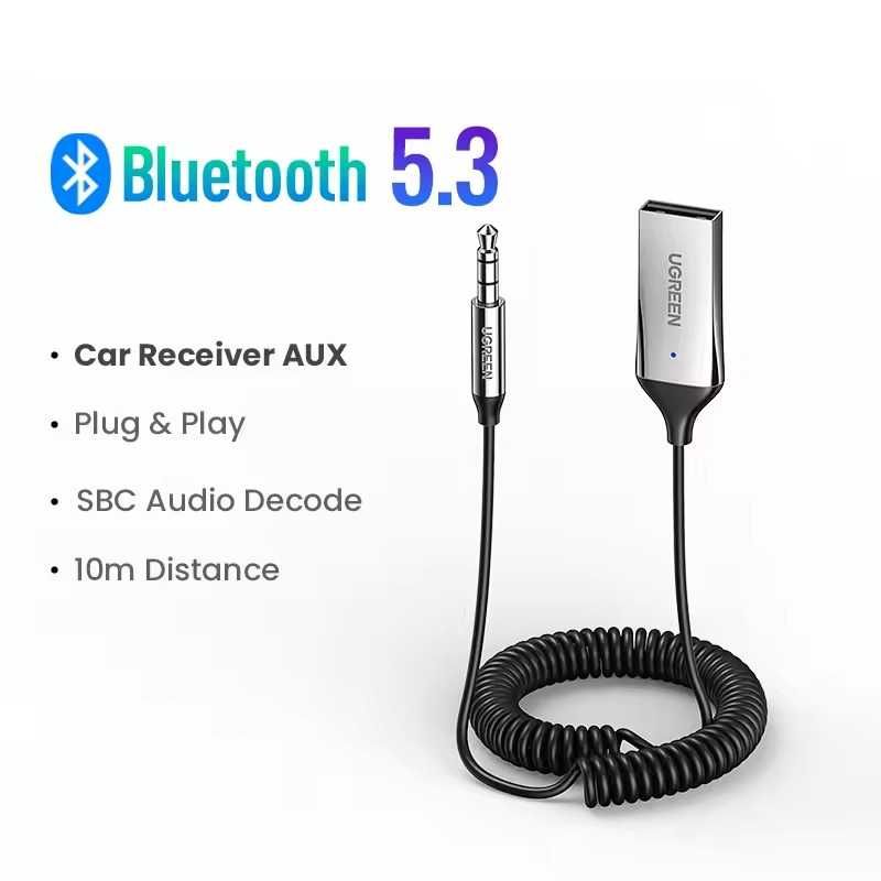 Bluetooth-ресивер Ugreen CM309 Bluetooth Car Aux with Mic (UGR-70601)