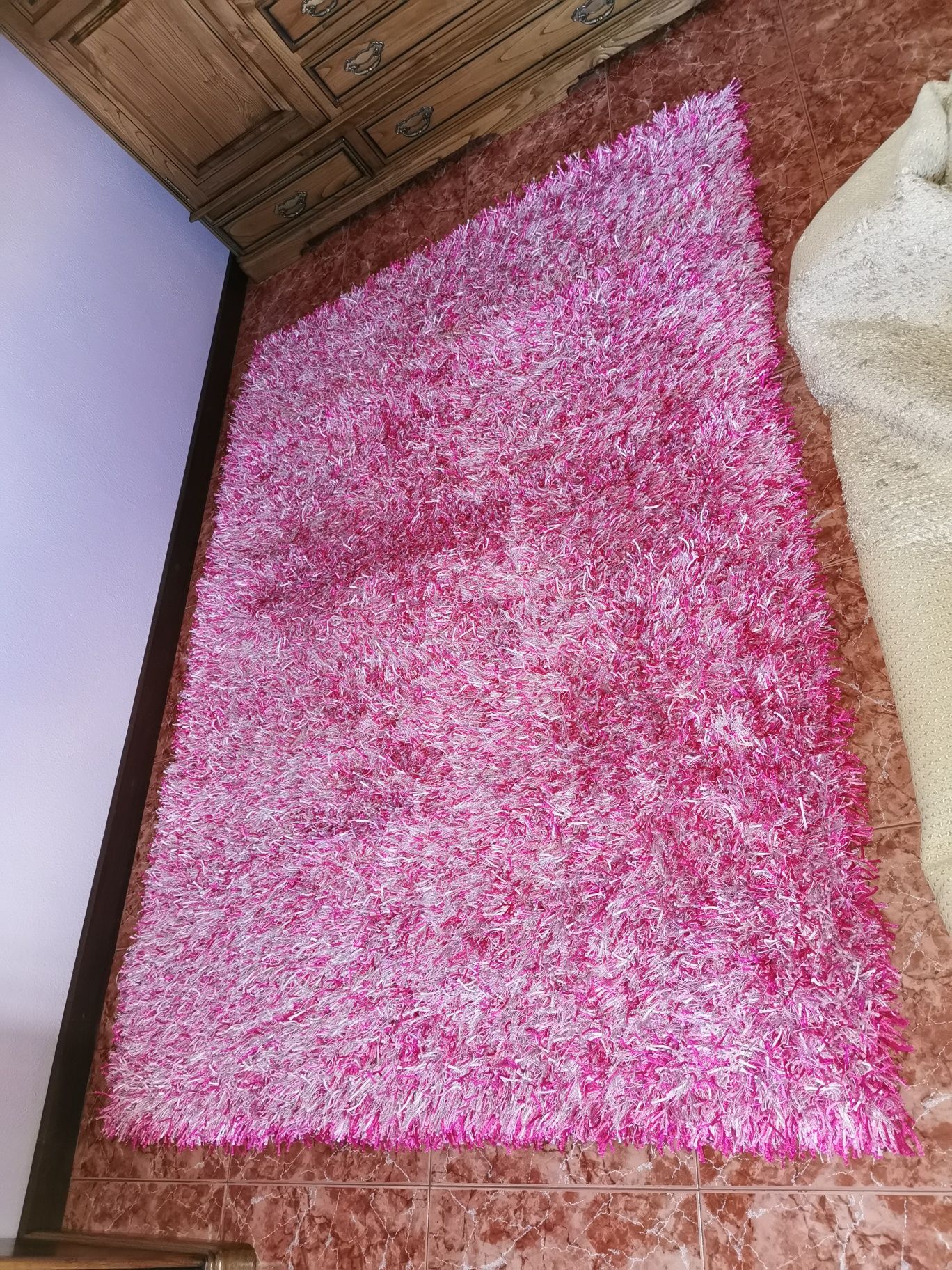 Carpete cor de rosa