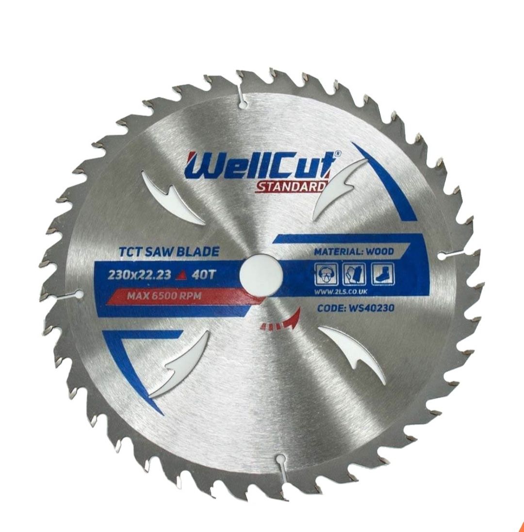 Диск пильний WellCut Standard WS40230 40T 230*22,23 мм