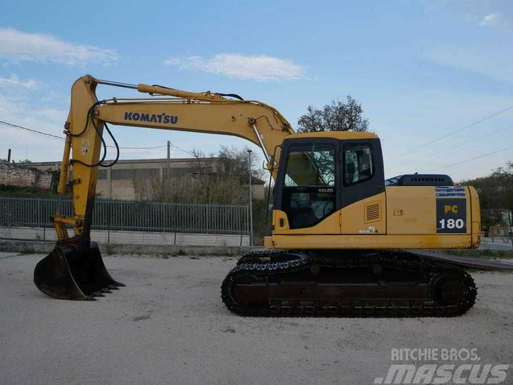 Аренда  экскаватора  KOMATSU PC180LC, погрузчика KOMATSU WB975