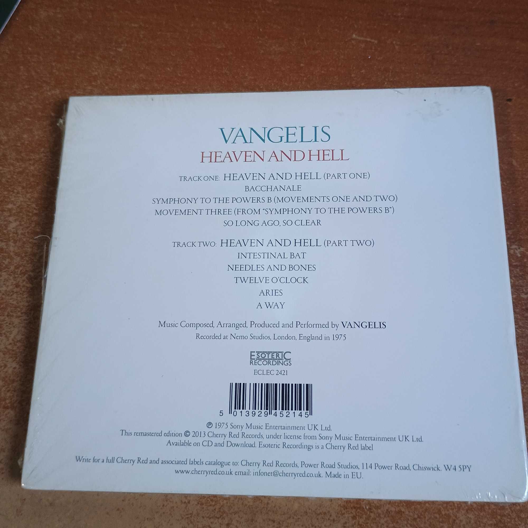 CD Vangelis - Heaven And Hell
