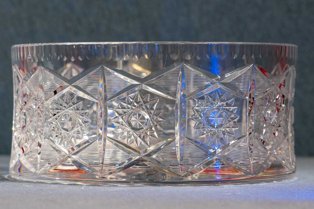 Zestaw kryształów Huta szkła Violetta - PRL