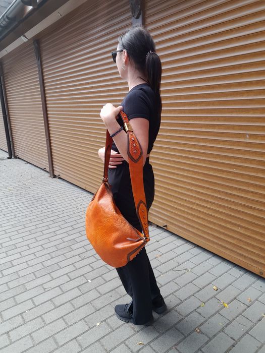 Сумочка Max Mara зі зміїної шкіри