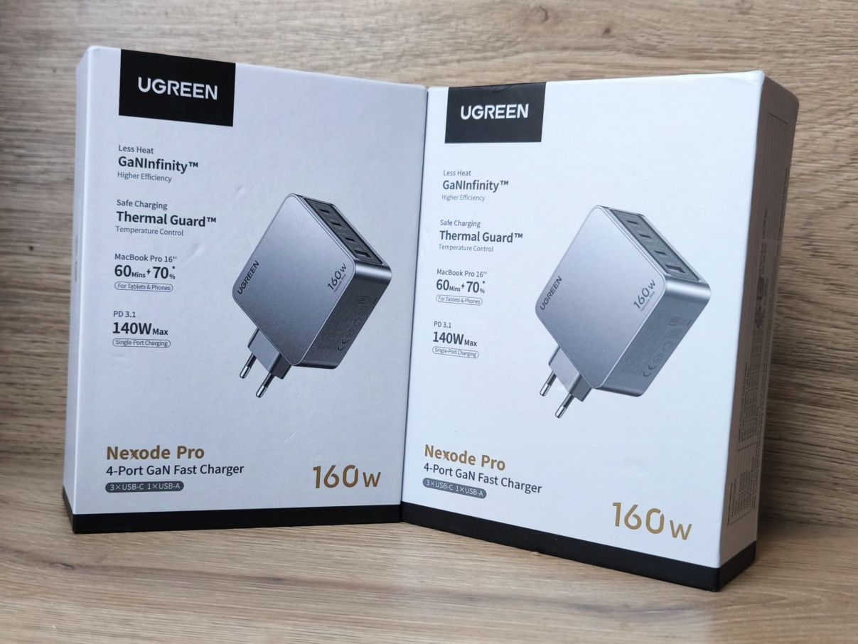 Зарядний пристрій UGREEN 160W Nexode Pro GaN Fast Charger (X763)