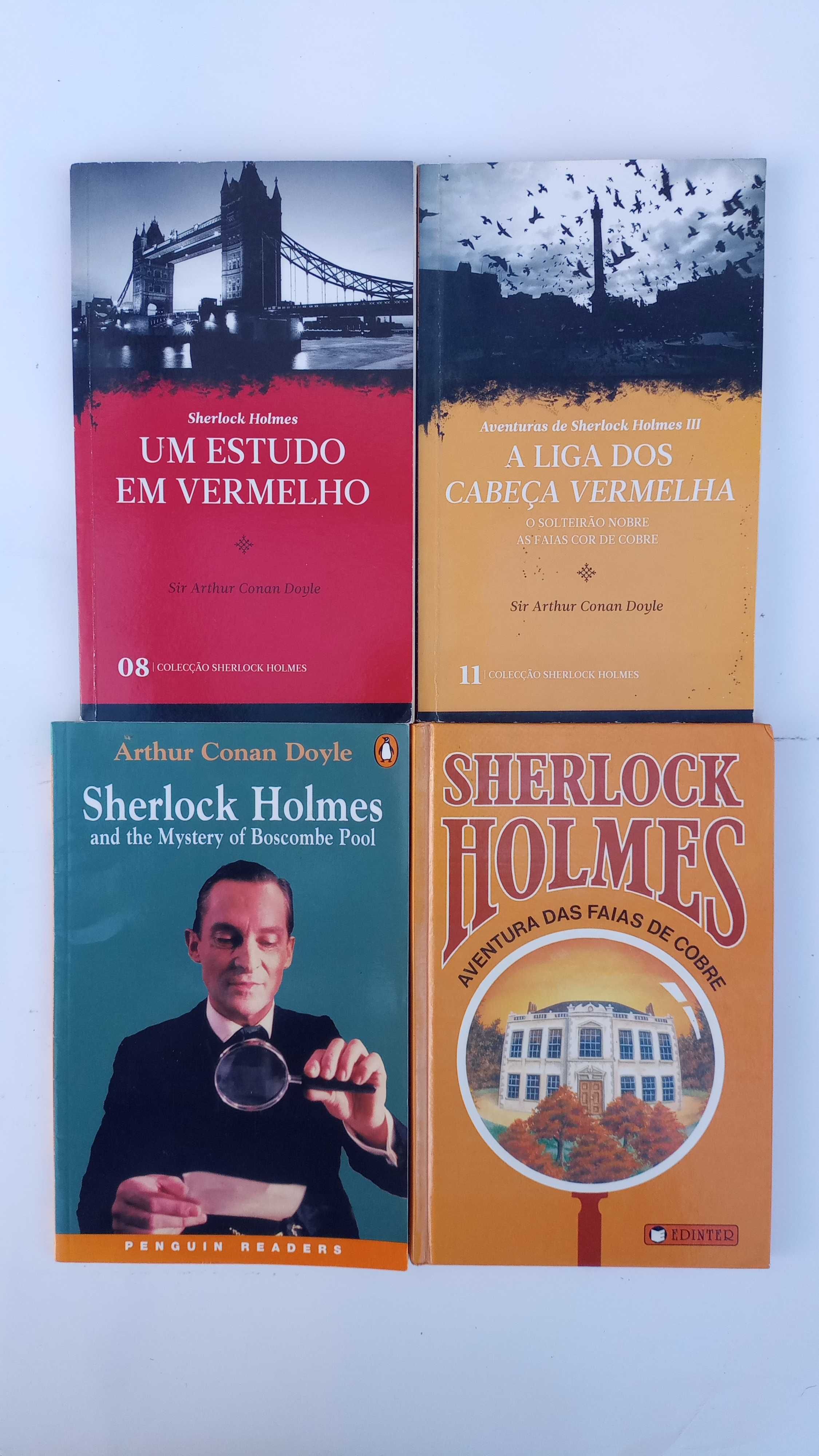 Sherlock Holmes - Vários livros/preços