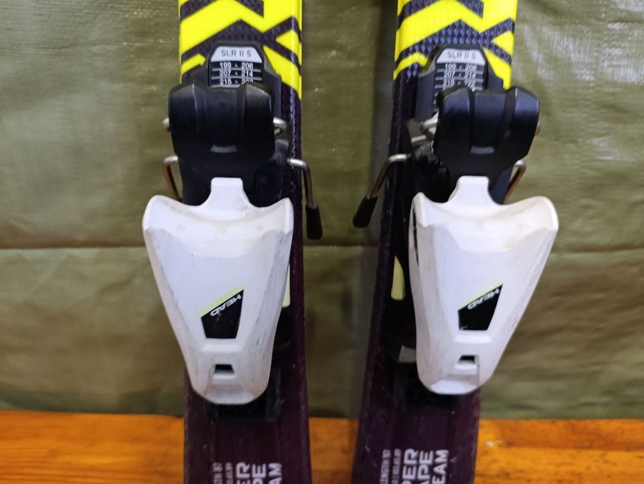 Nr 196 Narty zjazdowe dziecięce Head SuperShape team 87 cm
