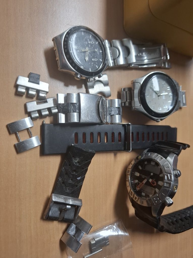 Conjunto Relógios para peças ou reparação. Festina Swatch Elleta