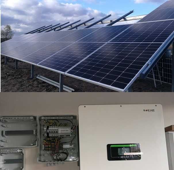 Fotowoltaika 10 kWp + Sofar/Goodwe Hybrydowy, N-type, Bifacial,