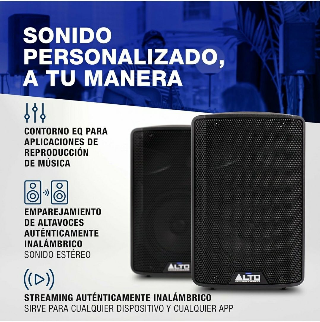 Coluna amplificada Alto tx408