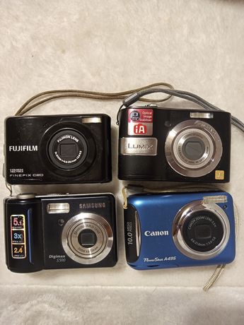 Samsung,Fujifilm,Panasonic,Canon.Aparaty fotograficzne cyfrowe