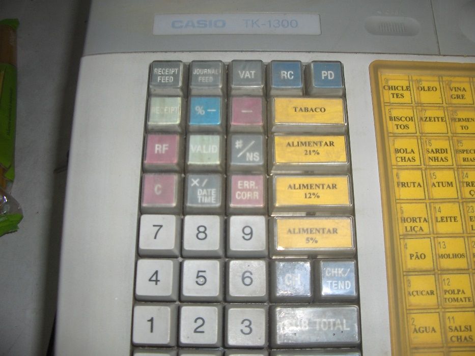 RESISTADORA casio TK 1300 ,