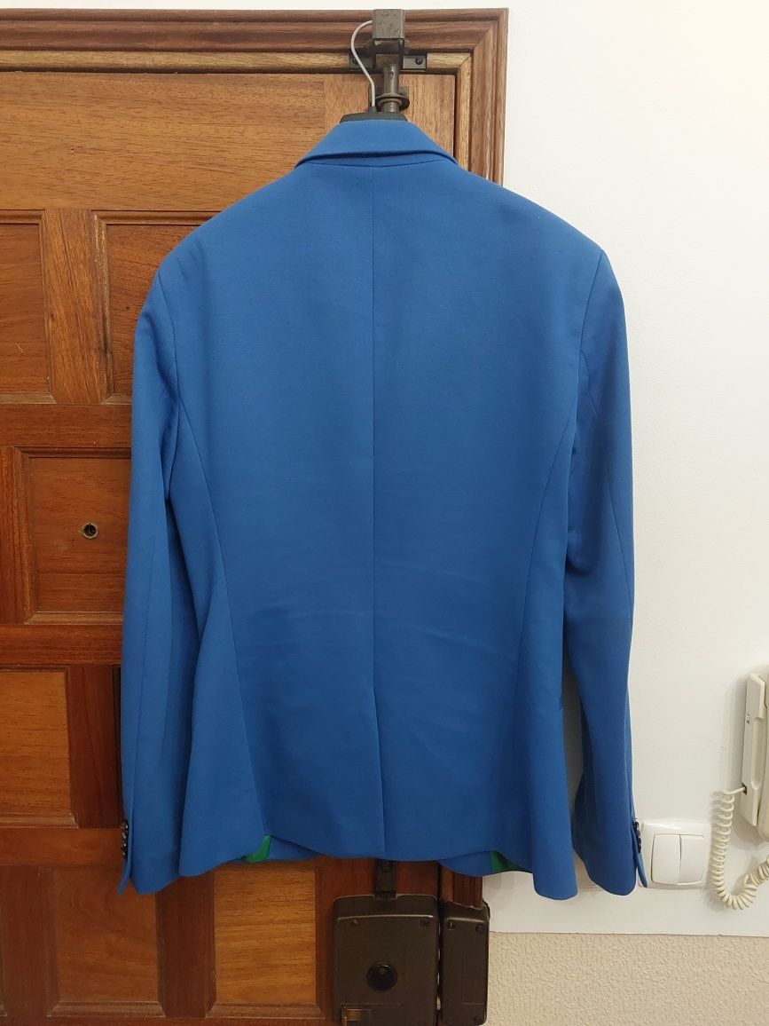 Blazer azul Zara 100% polyester