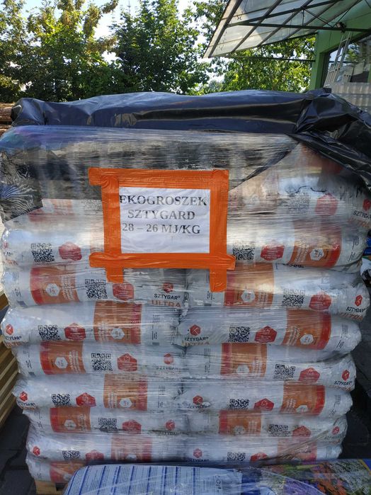 Ekogroszek SZTYGARD 28-26 Mj 25kg  8-25mm nowa dostawa