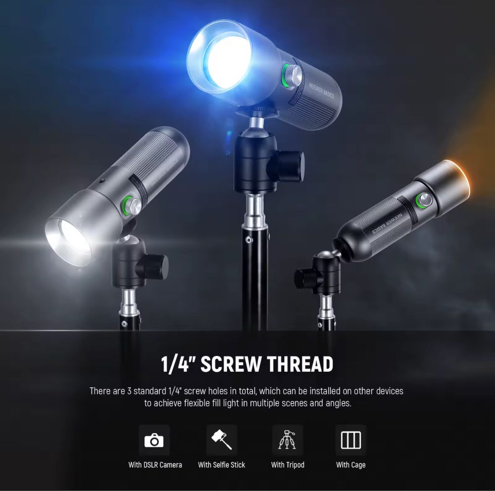 Фотоліхтар NEEWER FL10 RGB для фото відео smallrig rf10c фотофонарь