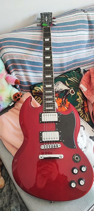 Guitarra Harley Benton DC-580 Vintage Series