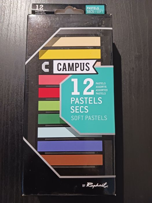 12 Barras Pastel Seco - Campus
