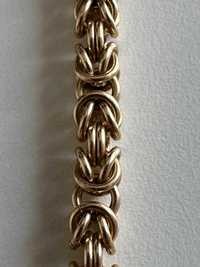 Złoty Łańcuch Splot Królewski 585 - 60 cm