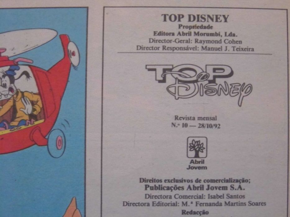 BD Top Disney n.º 10 Ano 92