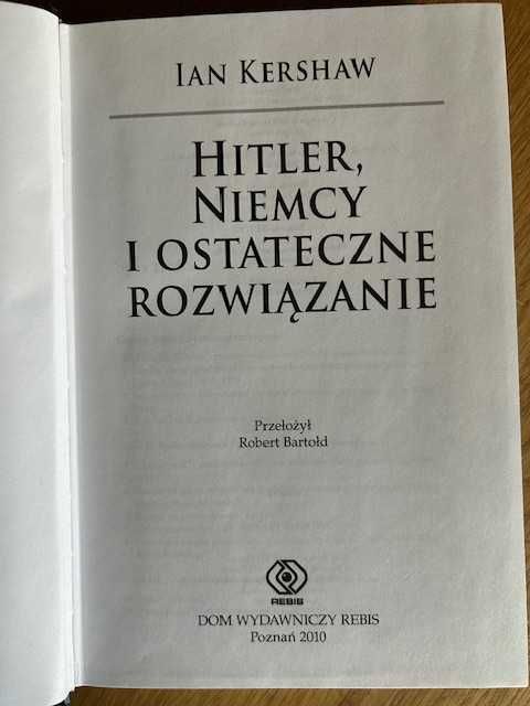 Hitler, Niemcy i ostateczne rozwiązanie