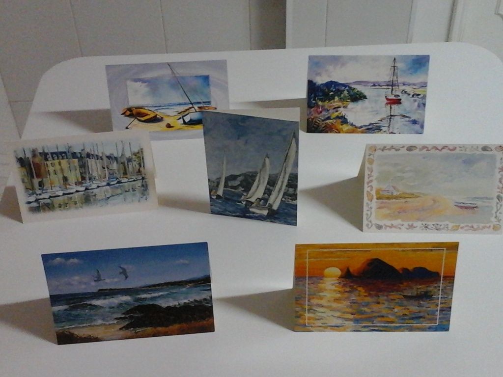 Conjunto de 7 postais tema: Mar e Barcos, novos!