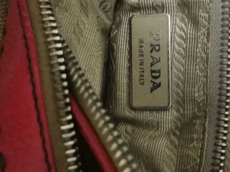 Жіноча шкіряна сумка PRADA Semitracolla Misto Lino + VI