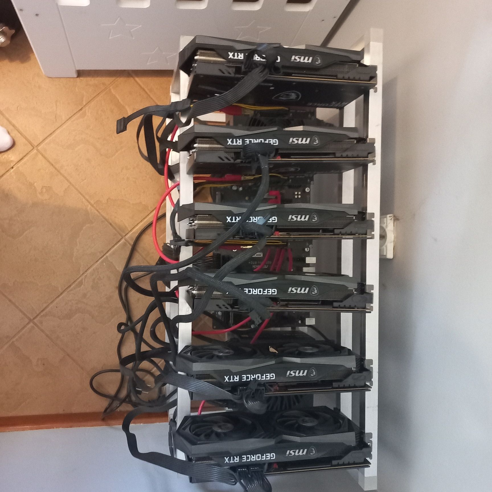 Koparka do kryptowalut 6x rtx 3060 ti
