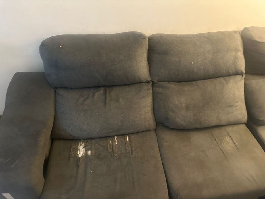 Sofá usado fácil recuperação
