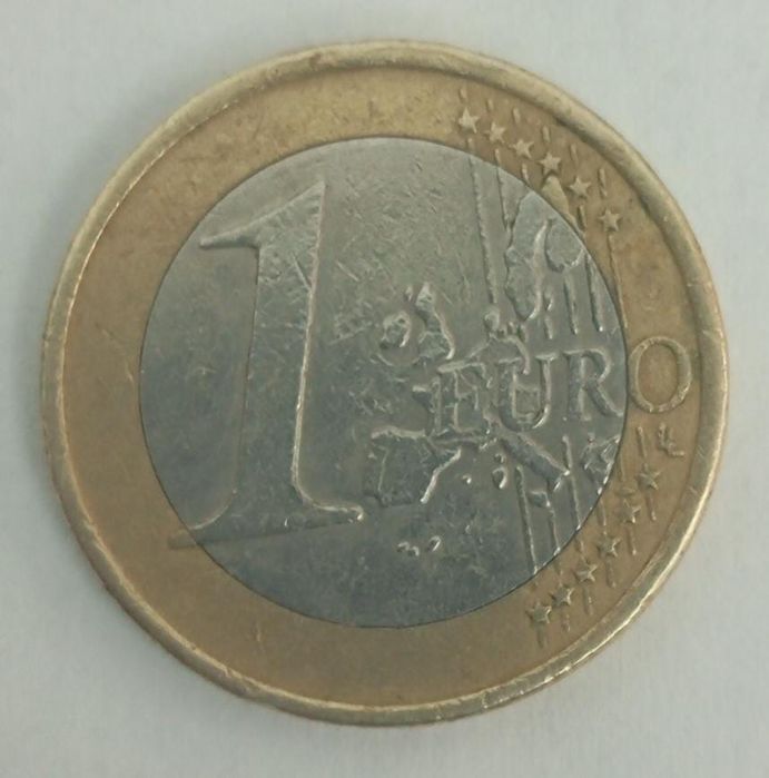 Moeda da  Grécia 2002 com " S" numa estrela