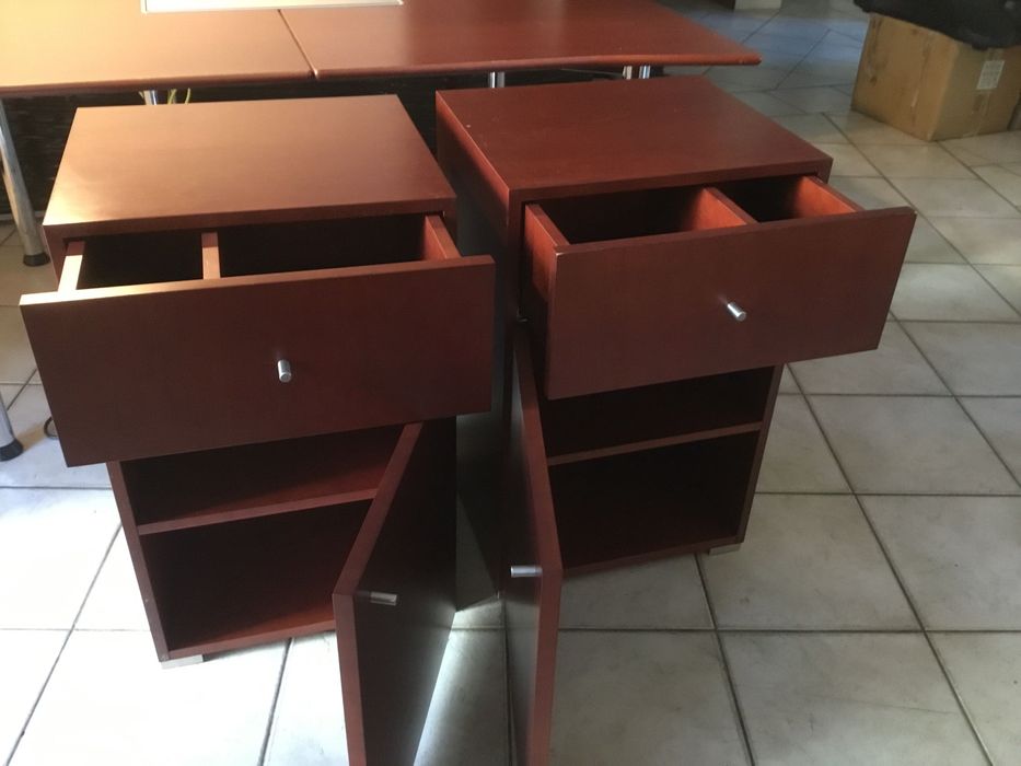 Komoda biurowa z płyty MDF używana. Szer. 45 gł. 42,2 wys. 72 cm.