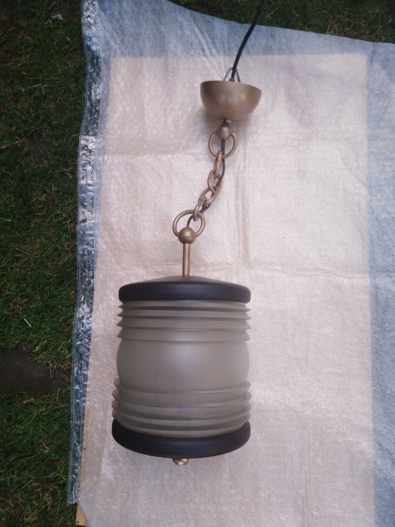 Stara lampa Vintage PRL żyrandol