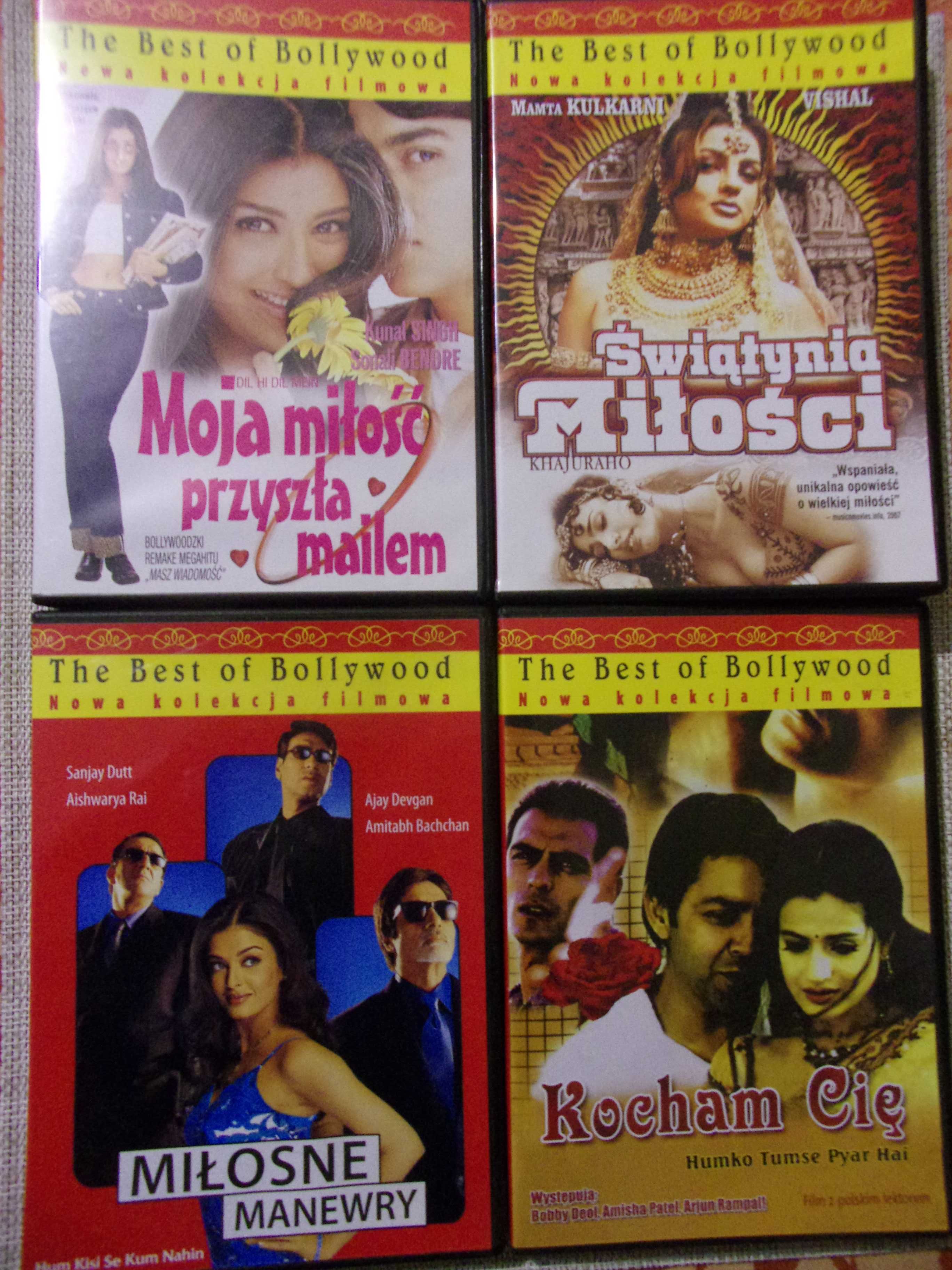 4 Filmy o Miłości Hity Bollywood  Polski lektor - cena za całość