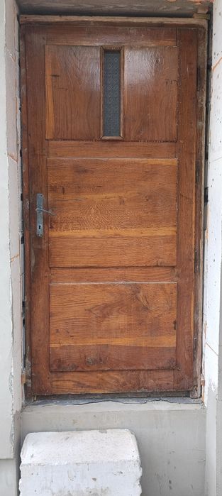 Drzwi debowe 102x216 zewnętrzne