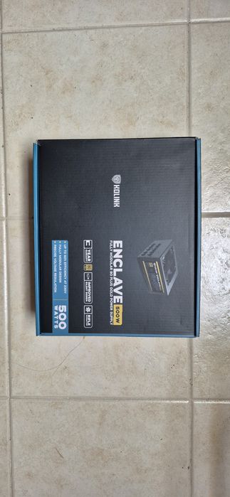 Conjunto Gtx 1650 OC 4GB + PSU 500W Fully Modular Kolink Enclave