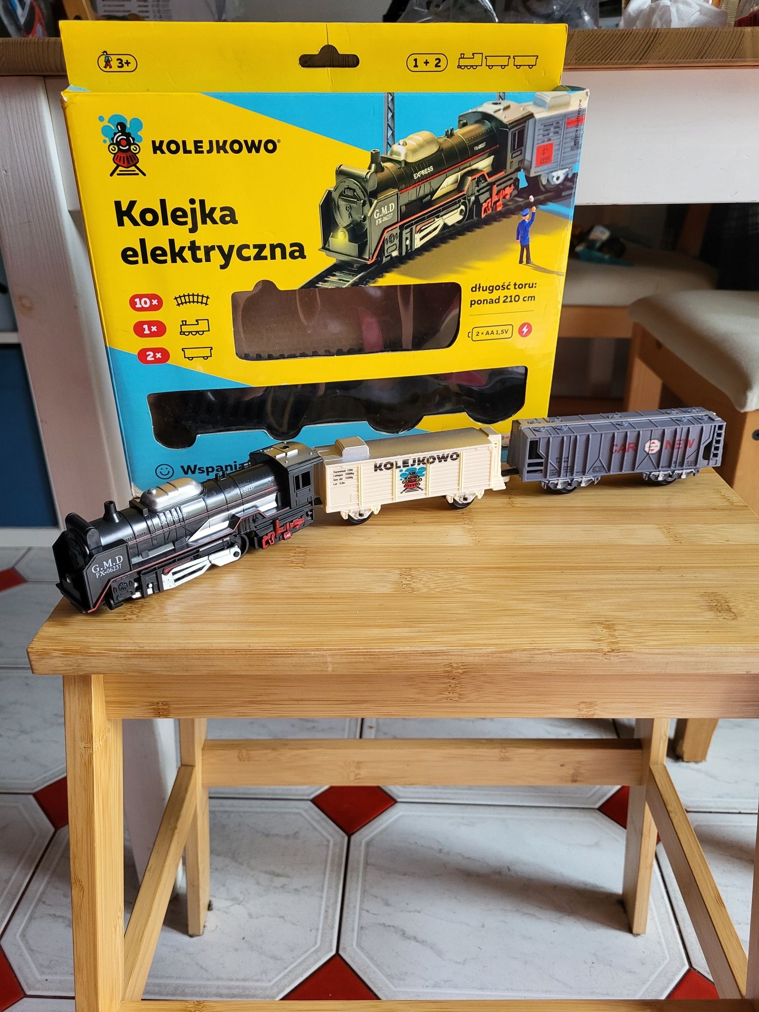 Kolejkowo kolejka pociąg elektryczny + tory