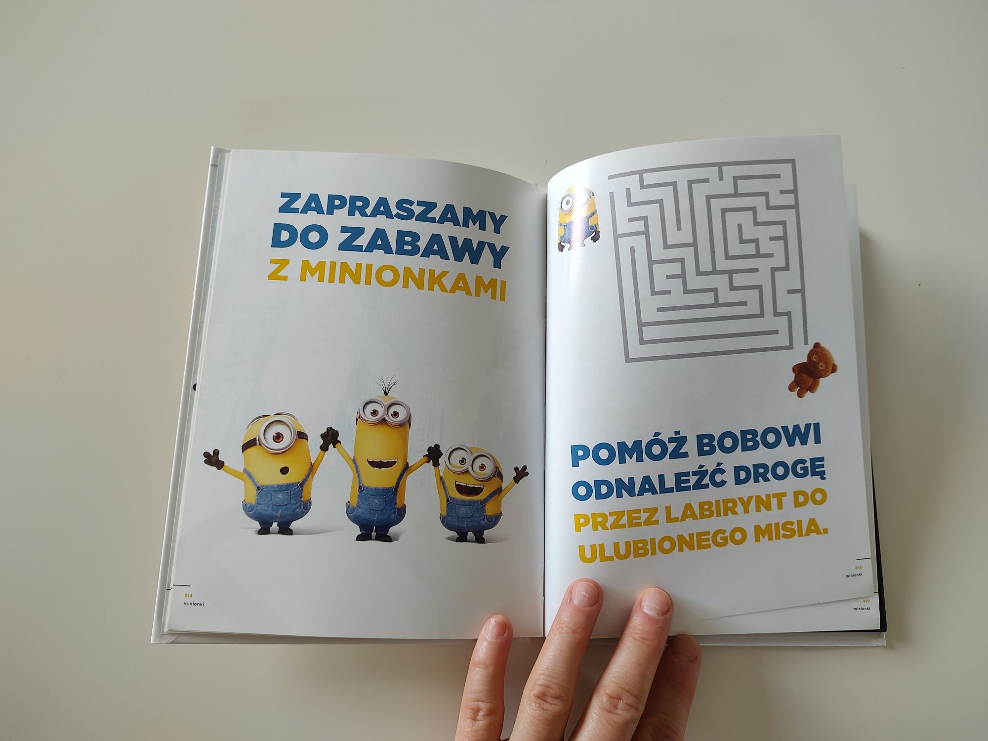 Minionki płyta DVD z książeczką z zagadkami