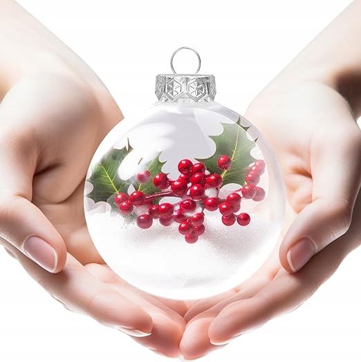 Bombki Świąteczne Akrylowe Diy Do Tworzenia Indywidualnych Bombek 12