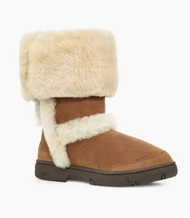 Уггі угги жіночі зимові шкіряні черевики чоботи UGG W8 39
