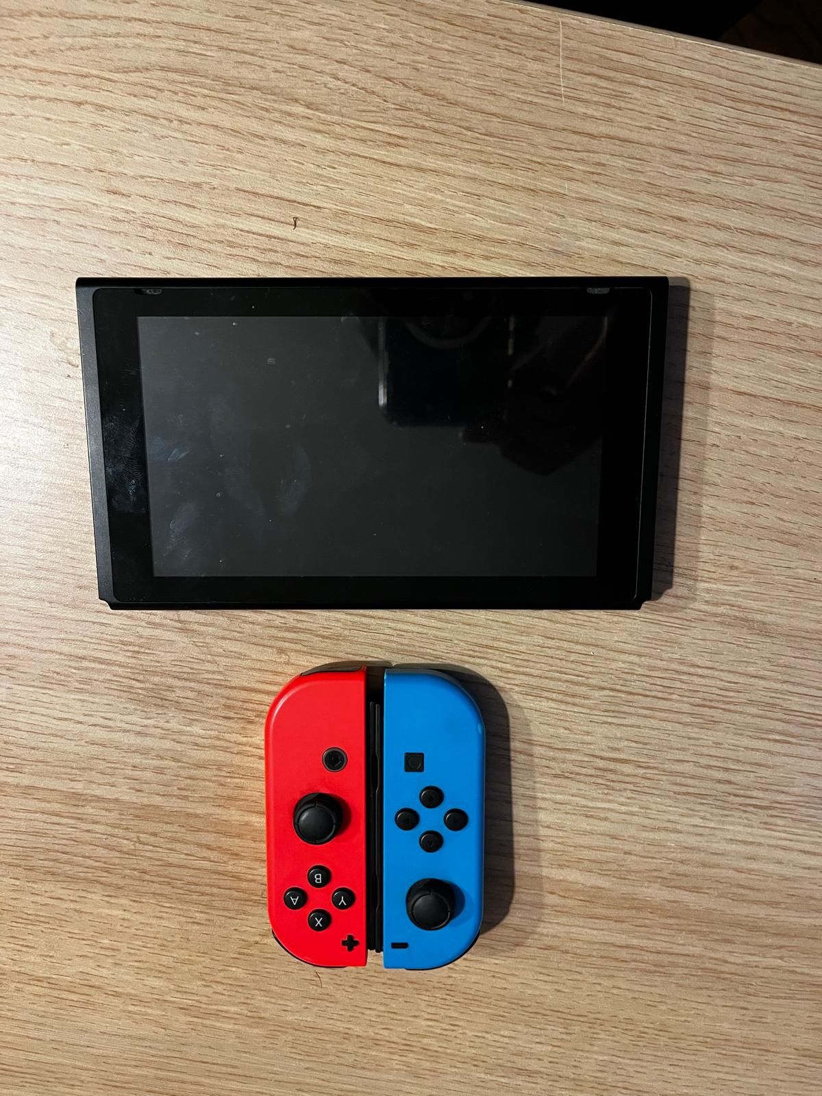Nintendo switch+comando pro+jogo super Mario maker 2