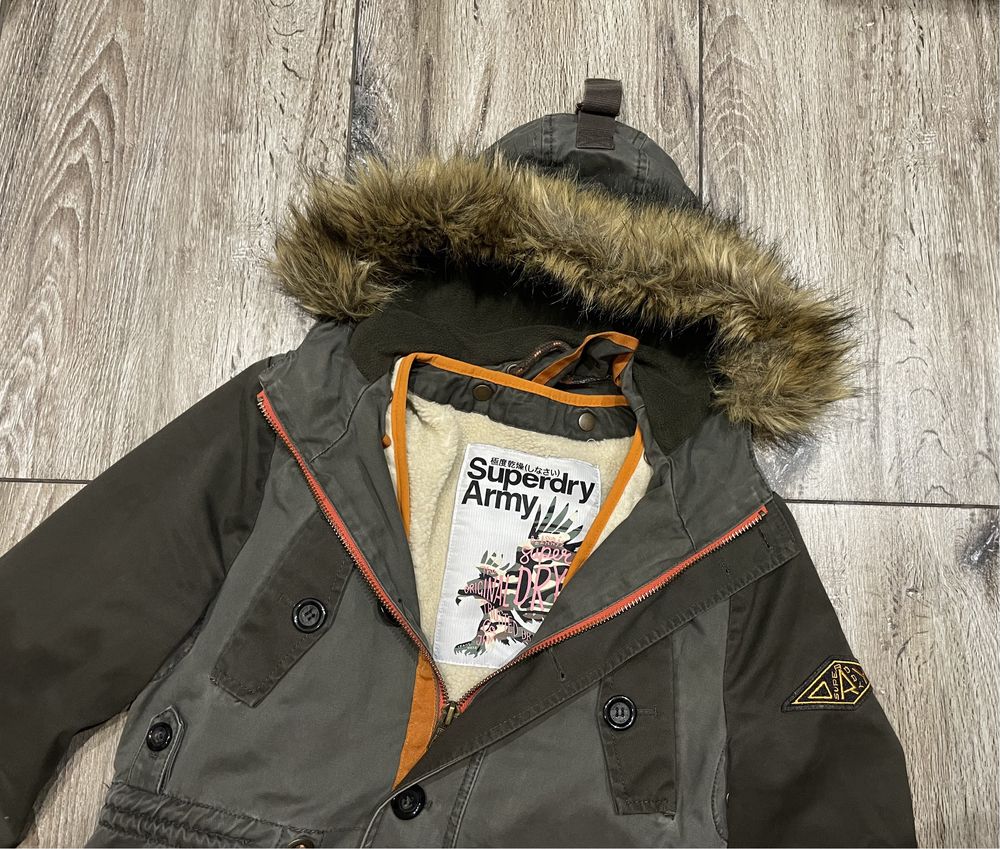 Damska Kurtka zimowa Parka SUPERSRY ARMY roz M