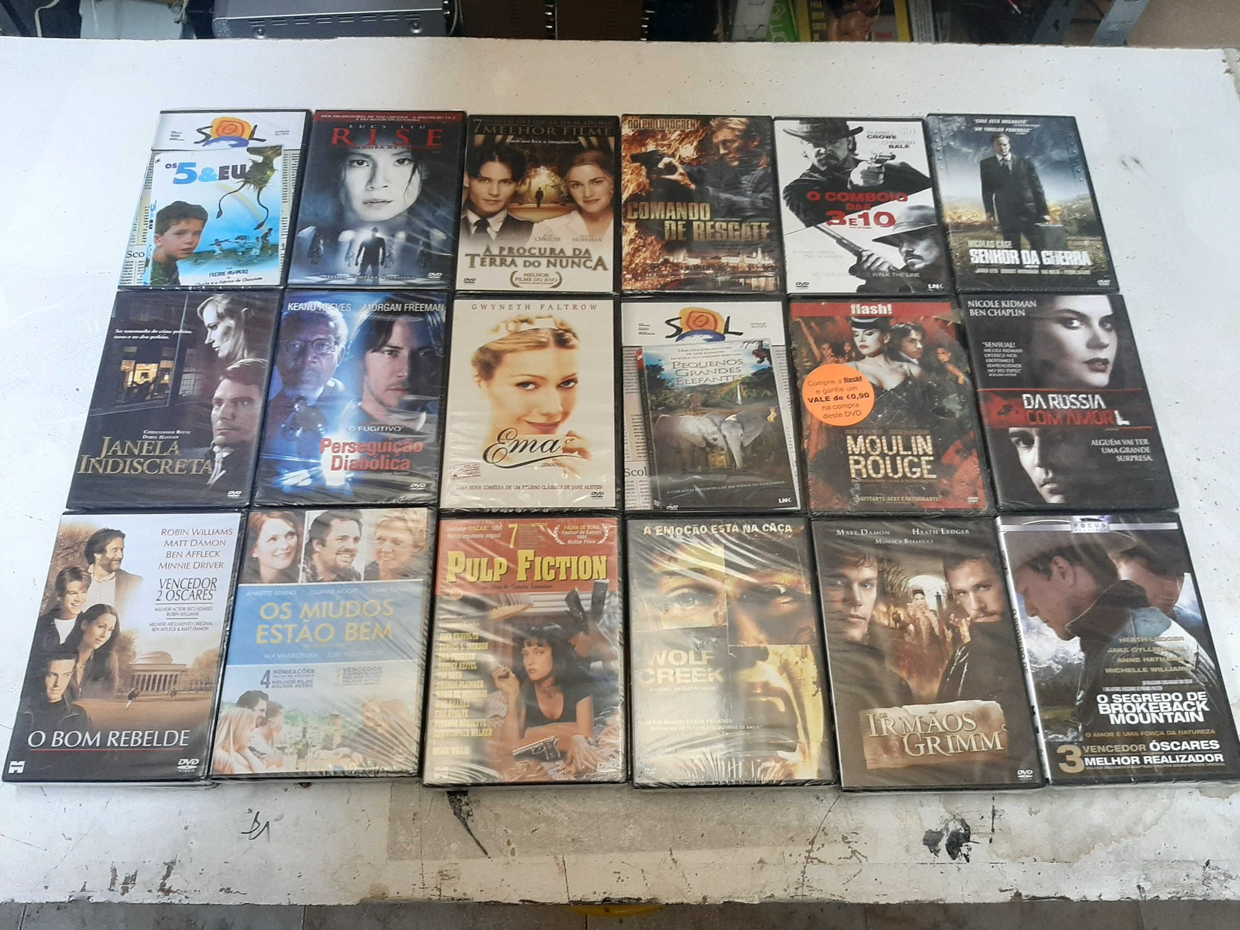 DVD 1 - DVD's NOVOS 72 un Ver lista Abaixo) - PROMOÇÂO