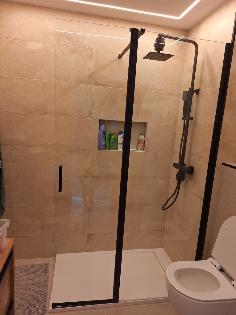 Panel duche fixo 70cm+abativel duche 50cm