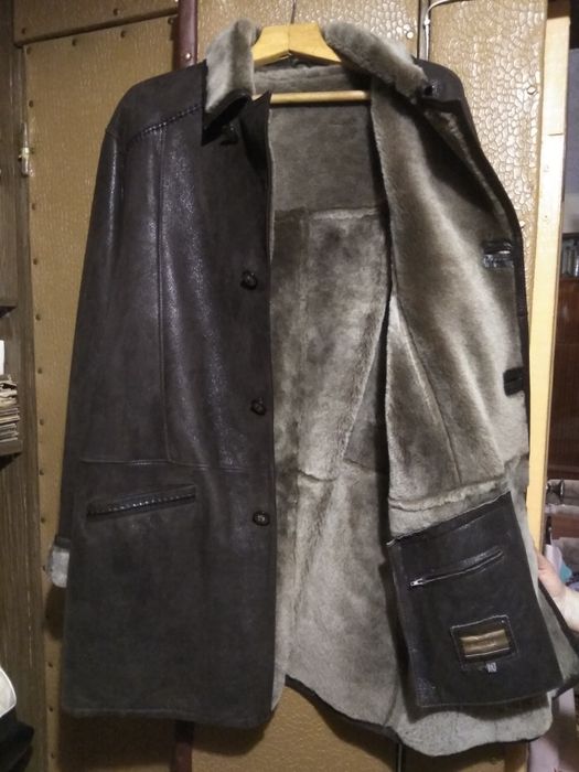 Мужская дублёнка натуральная 54-56