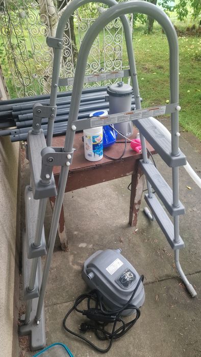 Basen stelażowy bestway 457x107 + podgrzewacz wody Flowclear+ gratisy