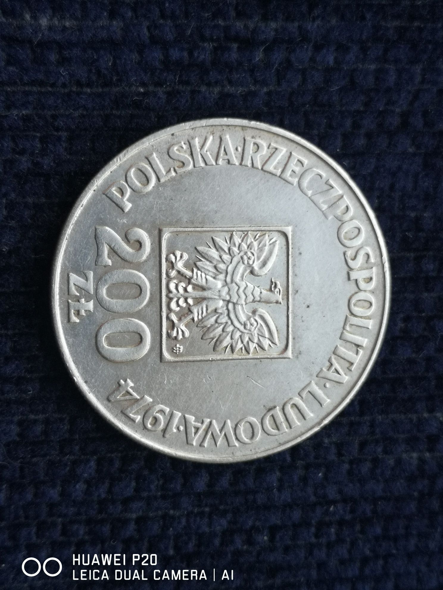 Moneta 200 zł z 1974 roku