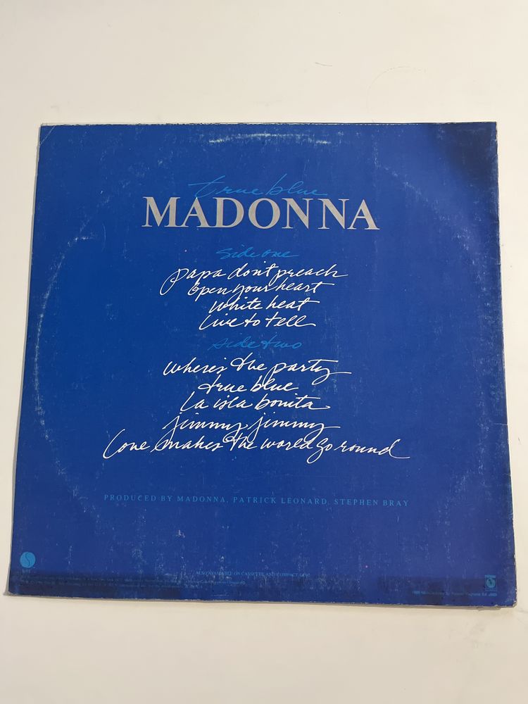 Madonna True Blue Winyl