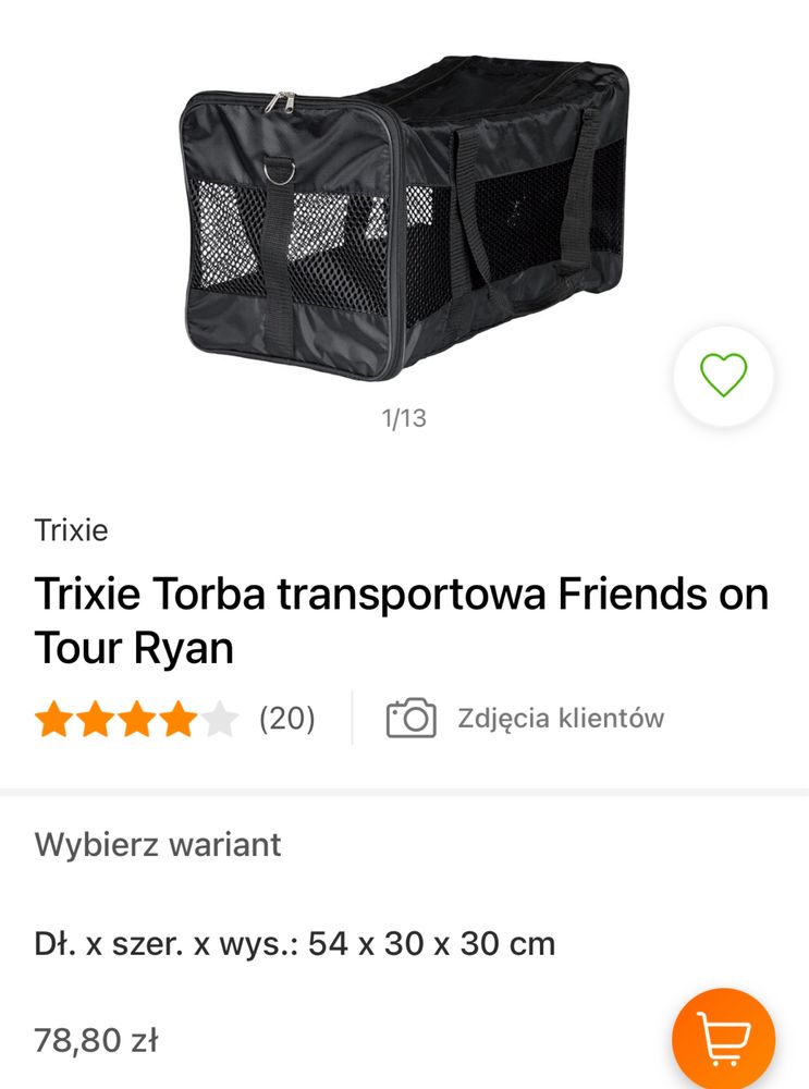 Torba transportowa dla psa kota Trixie Ryan